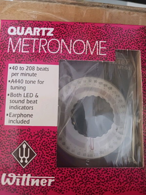 Quartz metronome Mt 50 Wittner new