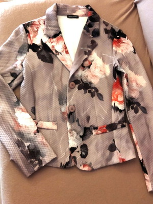 Italian tailored jacket like new, multicolored
