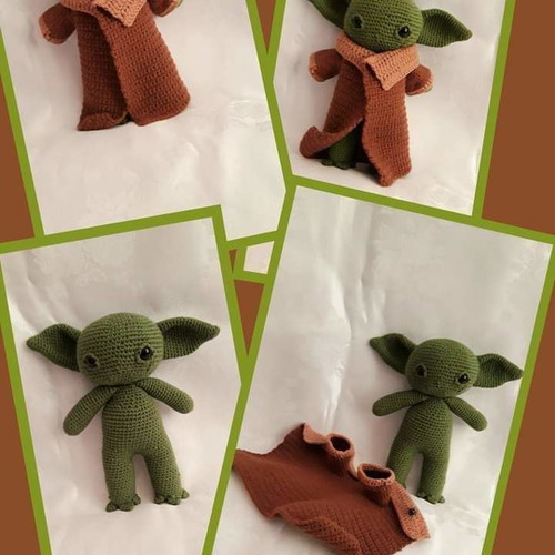 Baby Yoda Amigurumi new, 20 cm