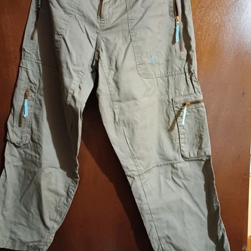 Crop pants Rebecca Blu used, khaki, size L