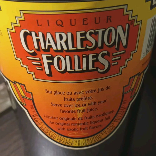 Marie Brizard Charleston Follies vintage liqueur new, 1980s