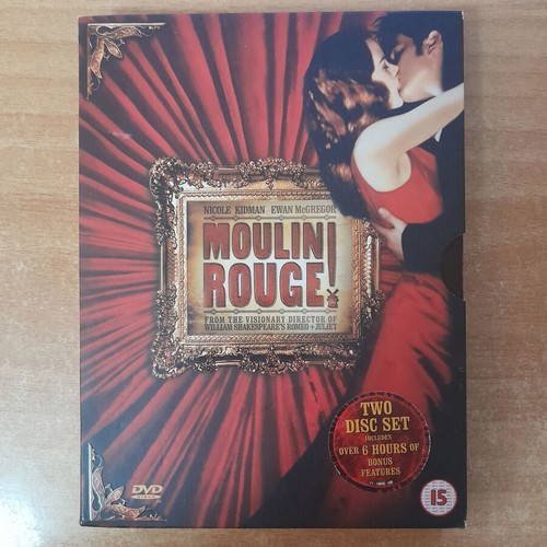 Moulin Rouge! DVD two-disc set, romantic drama musical