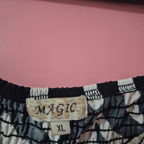Strapless dress Magic XL black and white like new