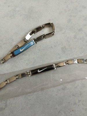 Vintage βραχιόλι Nike αθλητικό καινούργιο, σιελ χρώμα