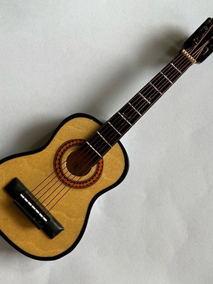 Miniature Acoustic Guitar like new, decorative without sound