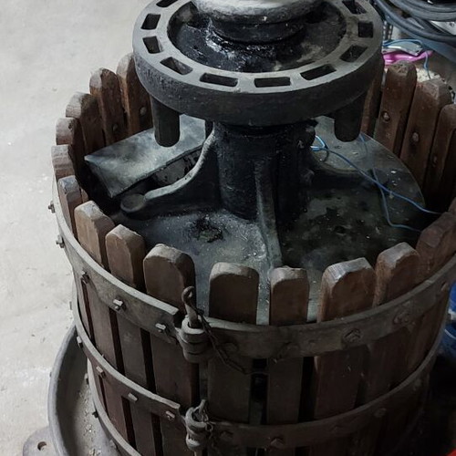 Antique fully functional wine press