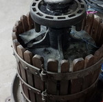 Antique fully functional wine press