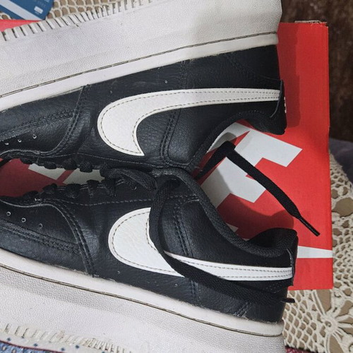 Nike Court Vision Alta sneakers like new, size 39, black-white
