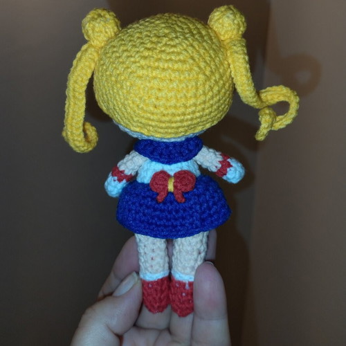 Sailor Moon Crochet Figure new, handmade with details
