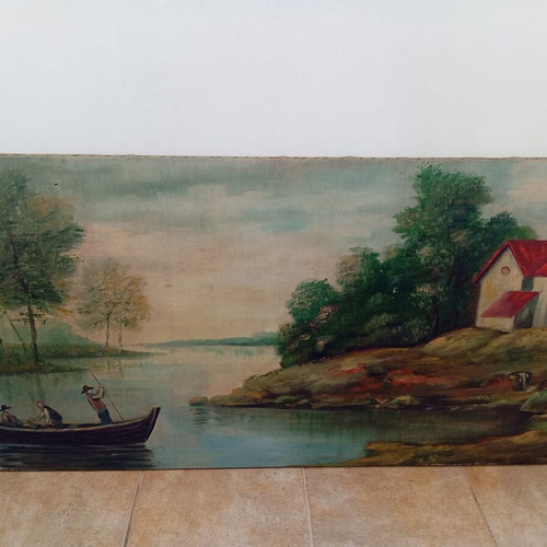 Oil Painting on Canvas used, 1.20x60 m