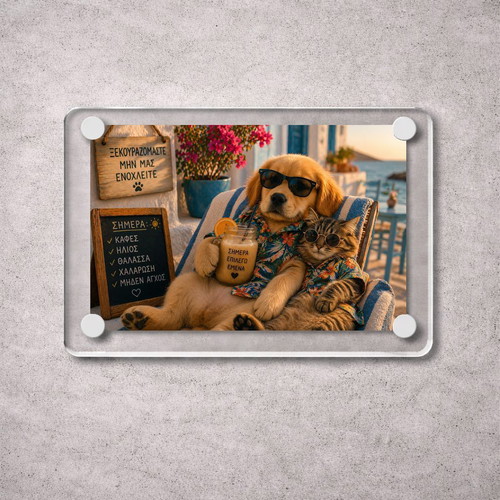 Acrylic fridge magnet "Today I Choose Me" new