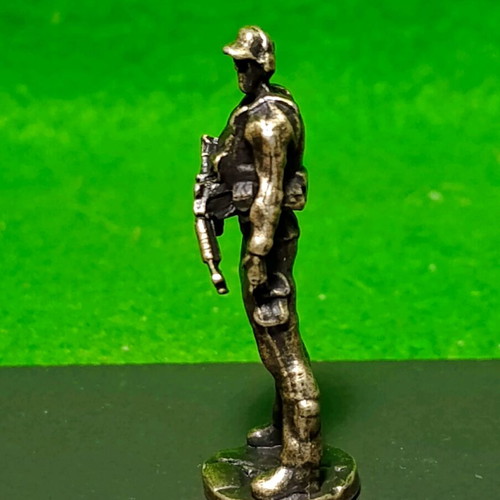 Brass Special Forces Soldier Figure like new
