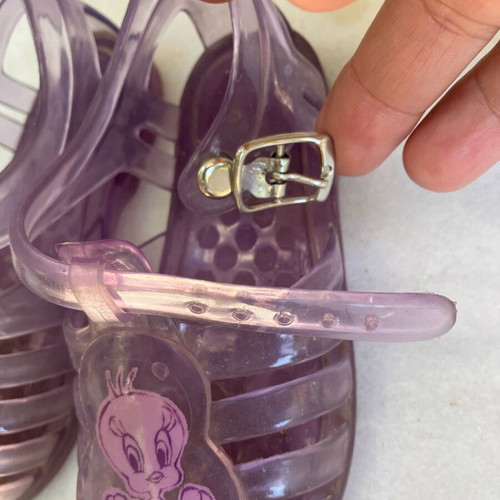 Children's transparent sandals with Tweety Bird character, size 22, new