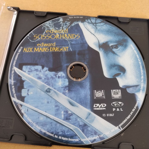 Edward Scissorhands DVD