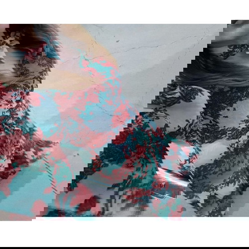 Ciel Concept dress like new, blue and red