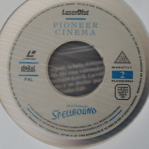 Spellbound 1945 LaserDisc like new