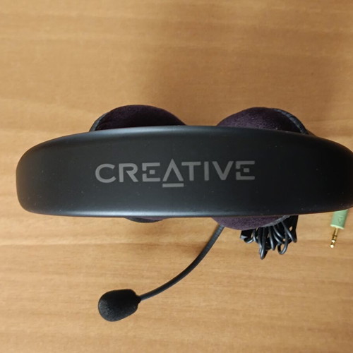 Creative Sound Blaster gaming headset with microphone used