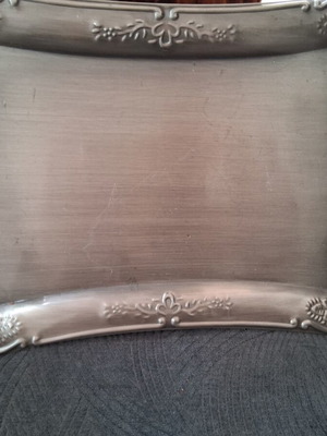 Serving tray used vintage, carved, unique