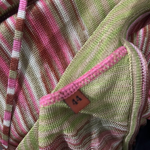 Missoni long knit dress cardigan, multicolor