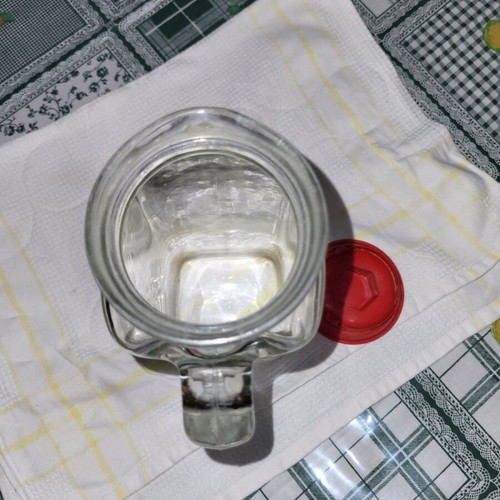 Glass Jug with Plastic Lid