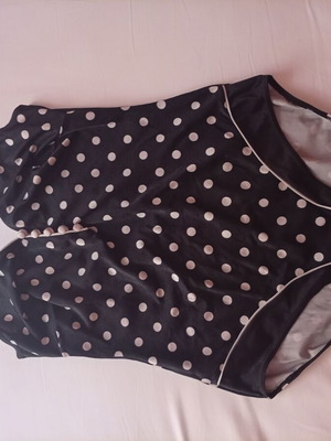 Vintage polka dot one-piece swimsuit 2XL like new