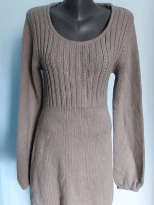 Tunic dress like new, gray color, elastic fabric