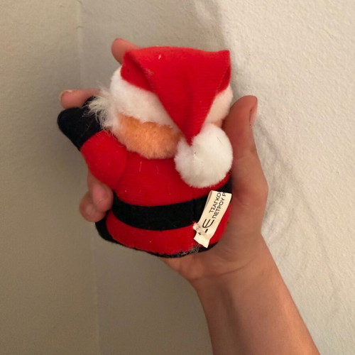 Small Santa Claus plush decorative new