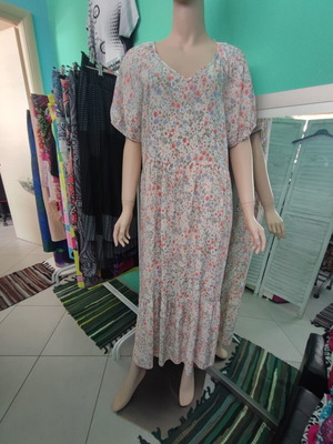 Cotton dress Celestino multicolor XL XXL, new