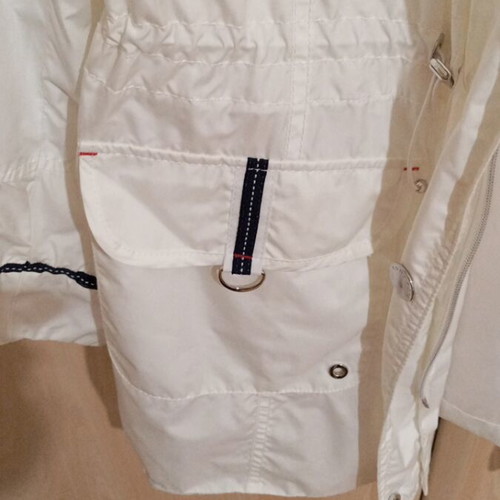 Concept women's jacket white with blue details like new