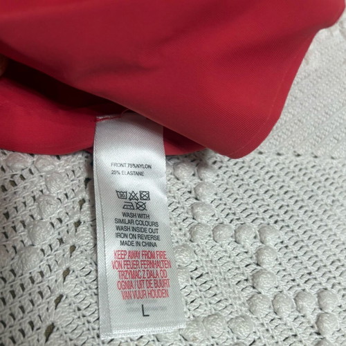 Bra/top M/L like new, red
