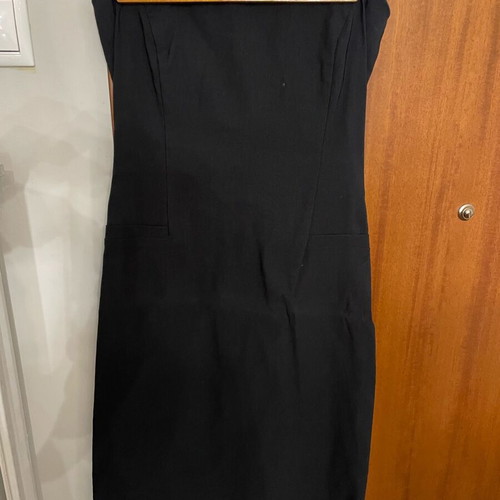 Zara strapless dress like new, black, size S