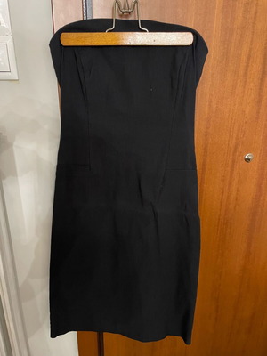 Zara strapless dress like new, black, size S