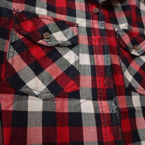 Bershka checked shirt used, size S