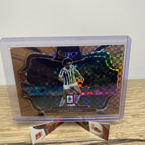 Michel Platini 2025-2026 Panini Select Serie A Field Level Bronze Checker card like new