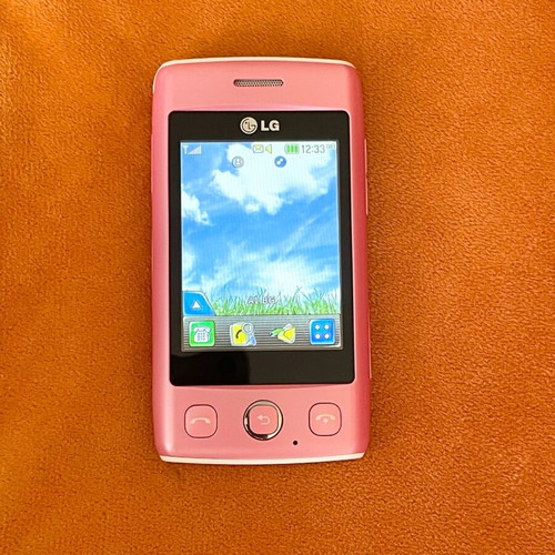 LG Cookie Lite T300 new pink phone with accessories