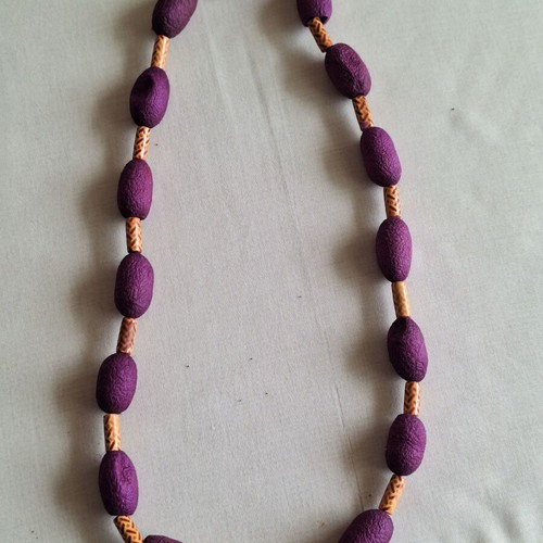 Ethnic Necklaces Bundle used, 3 handmade from Mexico with natural materials