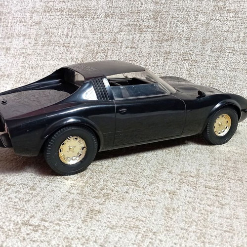 Knight Rider KITT Opel GT KIBI vintage 80s toy car new without box black plastic rare