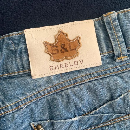 Distressed shorts size S used, blue