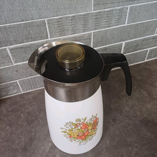 CorningWare USA ceramic vintage coffee pot like new