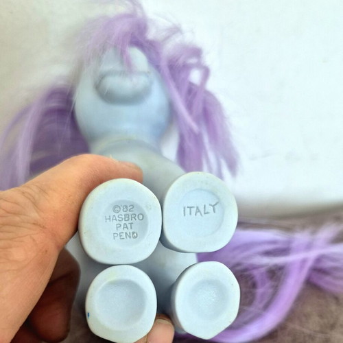 My Little Pony Elsi Blubelle Italy used, purple with stars