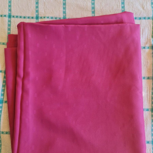 Shiny pink fabric