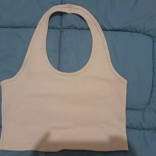 H&M beige t-shirt like new, size M