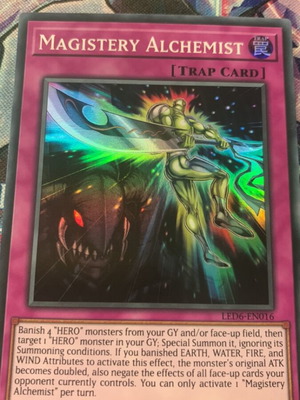 Magistery Alchemist Hero support card like new