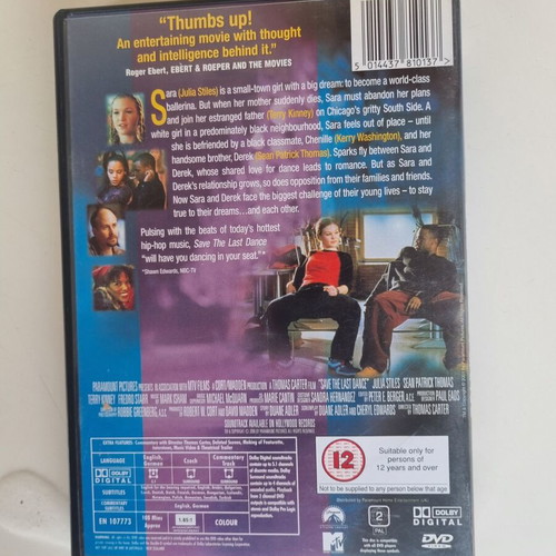 Save the Last Dance DVD, drama romance