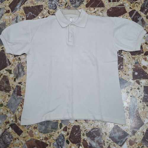 Bambi polo-style short sleeve shirt for kids, off-white