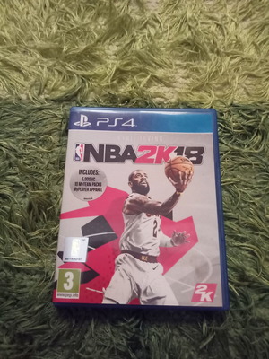 NBA 2K18 PS4 video game like new