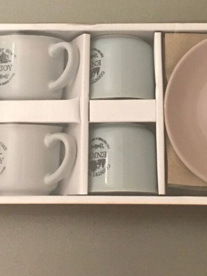 VICKO coffee cup set of six new in packaging