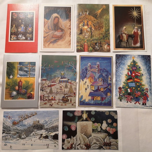 Christmas cards pack 15 large and 5 small new