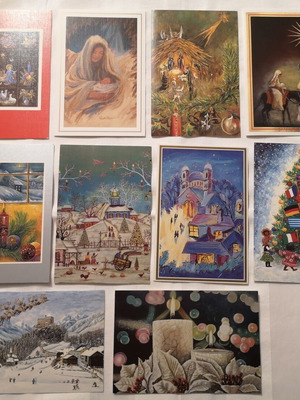 Christmas cards pack 15 large and 5 small new