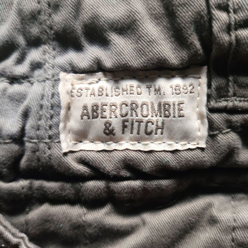 Abercrombie & Fitch Cargo Shorts used, men's khaki size 32
